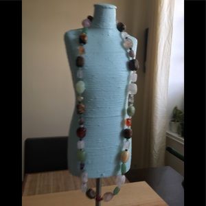 Multi colored beaded necklace